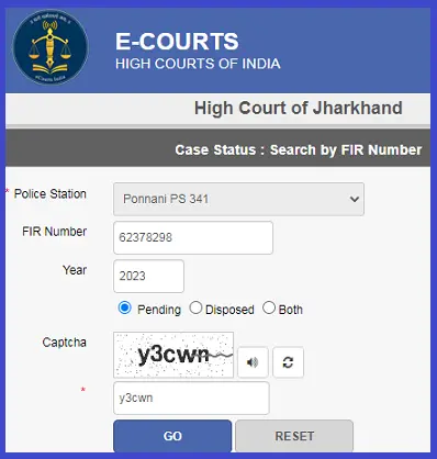 FIR Number Se Jharkhand High Court Case Status Check Kaise Kare